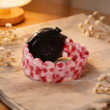 18mm 20mm 22mm 彈性樹脂手錶錶帶，相容於 Galaxy Watch 7 6 5 4 40mm 44mm/6 Classic/4 Classic 43mm 47mm，智慧手錶替換錶帶手鍊，相容於 Watch/ Watch/ Watch/ Watch，精緻女性手錶配件 - 20mm - 查看 13
