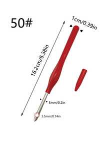 1pc/4pcs Needle Punch Tool Set, 4 Colors (Pink, Green, Blue, Red), 4 Sizes (2.0mm, 2.5mm, 3.0mm, 4.0mm), With Threader, Suitable For Punch Embroidery, Felt Crafts, DIY And Other Handmade Projects - Capped Stamp - View 15