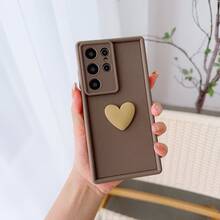 1 chiếc ốp lưng điện thoại hình trái tim màu đỏ tự lắp ráp, thiết kế hình mèo bán chạy nhất năm 2026 dành cho Samsung Galaxy S25, S24, S23, S22, S21, S20, A56, A55, A54, A53, A52S, A36, A35, A34, A33, A32, A26, A25, A24, A23, A22, A21S, A16, A15, A14, A13, A06, A05S, A05, A04, A03 và Note 14/14 Pro/14 Pro+/13/13 Pro/13 Pro+/12/12 Pro/12 Pro+/14C/13C/12C, 14T Pro/14T/13T Pro, Poco X6 Pro/X5 - Màu Đỏ Sâu - Xem 6