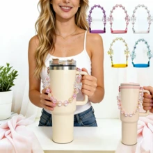 1 chiếc dây đeo tay bằng hạt cườm cho bình nước, thích hợp cho bình nước và các loại bình đựng nước khác. - Nhiều màu - Xem 2