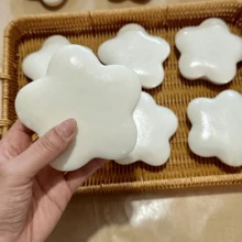 1/3个幸运星面包超柔软慢回弹捏捏乐玩具人造面包减压玩具模拟食物慢回弹面包玩具柔软蛋糕模型玩具减压放松玩具派对玩具 - 彩色 - 查看 9