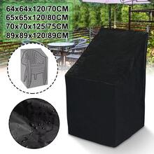 Funda protectora para sillas de exterior, de varios tamaños, resistente a los rayos UV, para muebles de patio - Multicolor - Ver 1