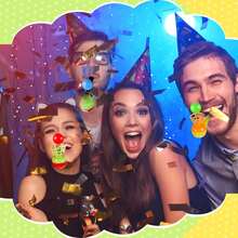 5个充气气球玩具，漂浮气球，减压漂浮球，帮助成人缓解压力和焦虑，提高注意力，适合生日派对、单身派对、派对游戏、派对用品 - 多色 - 查看 6