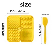 Thảm ăn chậm cho chó, lót silicon chống trượt, giúp tăng cường sức khỏe răng miệng và giảm sự nhàm chán. - Xem 2