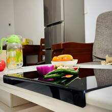 1 chiếc, Thớt, Thớt cắt, Thớt acrylic đen trong suốt chống trượt, Dụng cụ nhà bếp, Thớt bảo vệ mặt bàn, Thớt cắt trái cây, Đồ dùng nhà bếp, Quà tặng Ngày của Mẹ, Đồ dùng nhà bếp - Nhiều màu - Xem 9