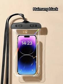 1/2 PCS Waterproof Bag Universal IPX8 Waterproof Phone Pouch Airbag Waterproof Mobile Phone Bag Swimming Underwater Waterproof Phone Case Beach Cellphone Dry Bag For Smartphone(Black+White) Travel Essentials Travel School Back To School School Supplies Holiday Camping Holiday Essentials Vacation Accessories Mini Summer Travel Accessories Travel Must Haves School Accessories Stuff Back To School Supplies - Multicolor - View 1