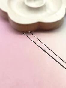 Bộ 4 kim làm vòng tay, 4 đường kính dây (0.6/0.7/0.8/0.9mm) + 2 chiều dài (14/17cm), bộ dụng cụ xâu hạt, thích hợp cho trang sức, vòng cổ, đồ thủ công DIY. - Xem 4