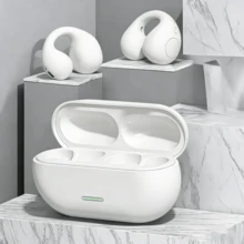 新款蓝牙5.3无线骨传导耳机T75夹式音乐降噪耳机高清通话运动游戏耳机 - 查看 2