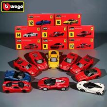 Burago 1:64 比例法拉利 SP3、LaFerrari、SF90、F40、F50、FXXK 合金压铸汽车模型，微型收藏玩具车，逼真展示品 - 彩色 - 查看 1