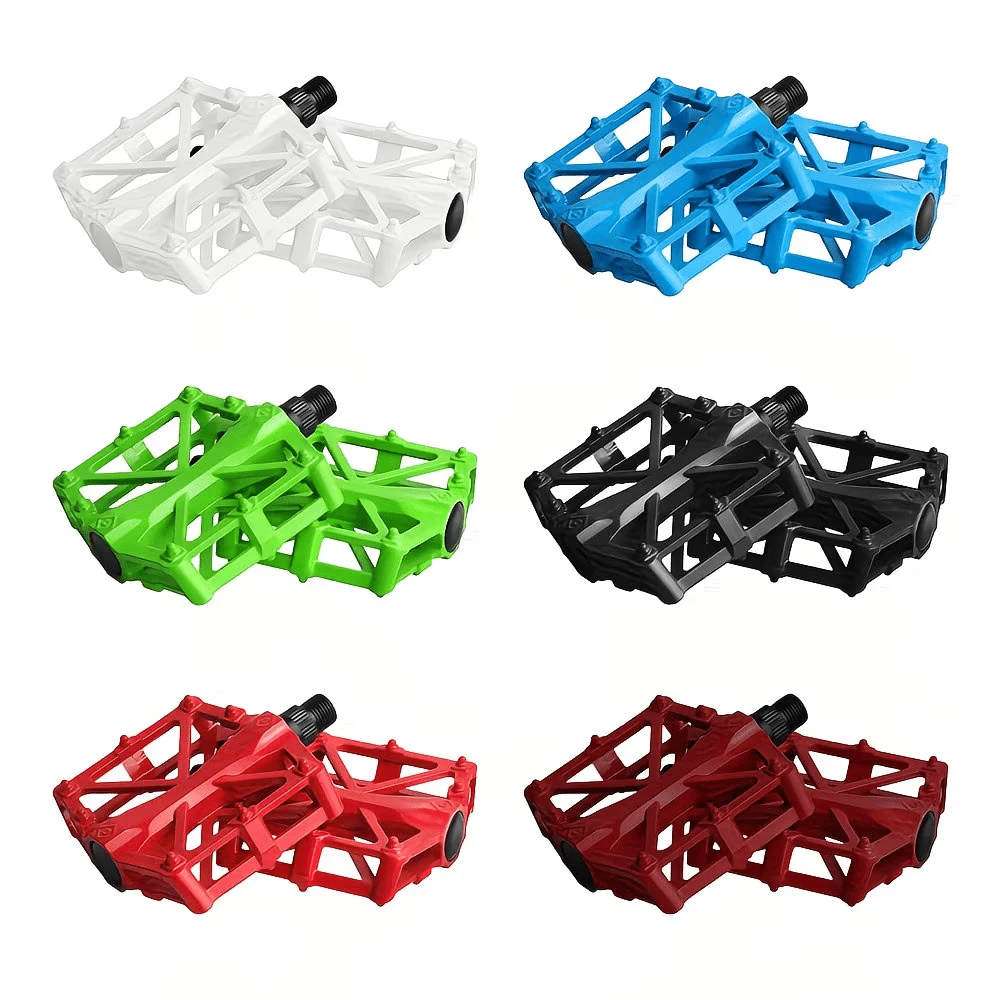 1 Pasang Pedal Sepeda, Bahan Paduan Aluminium Anti Selip dan Tahan Aus, Tersedia Berbagai Warna, Cocok untuk Sepeda Gunung dan Sepeda Serbaguna - MultiWarna - View 1