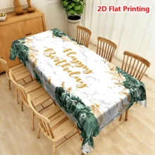 1/20pcs Floral Pattern Tablecloth, Suitable For Kitchen, Dining Table, BBQ, Tea Party, Anniversary And Other Occasions, Easy To Clean - MultiWarna - View 2