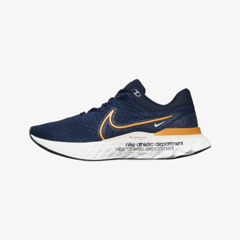 Nike React Infinity Run Flyknit 3 Premium Men's Road Running Sneakers - Blue - View 1