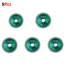 5 bánh mài kim cương không vỡ kích thước 4" x 1/25" x 4/5", thích hợp để cắt, vát cạnh và mài nhẵn nhiều loại vật liệu. - 100mm - Xem 2
