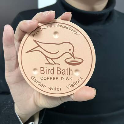 1 chiếc bát đựng thức ăn cho chim bằng đồng chịu lực cao, chân đế ba chân chắc chắn, phù hợp với mọi loại máng ăn chim ngoài trời, thích hợp cho vườn, ban công, khu vực cho chim ăn, lý tưởng cho người yêu chim.