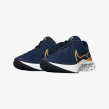Nike React Infinity Run Flyknit 3 Premium Men's Road Running Sneakers - Blue - View 2