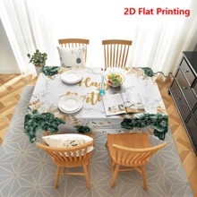 1/20pcs Floral Pattern Tablecloth, Suitable For Kitchen, Dining Table, BBQ, Tea Party, Anniversary And Other Occasions, Easy To Clean - MultiWarna - View 8