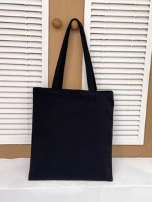 3件套黑白组合升华印花帆布手提袋，空白帆布手提袋，可用于装饰和DIY手工购物袋，简约优雅，旅行便捷收纳袋，纯色大容量旅行包：户外爱好者的完美之选！也是馈赠亲友的最佳礼物。这款大容量包适合学生、返校学生和教师使用。世界杯旅行必备品。 - 彩色 - 查看 11