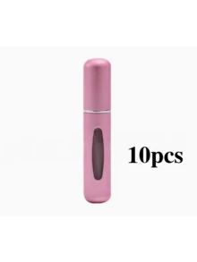 5毫升可填充香水瓶，情人节礼物，旅行装可填充香水瓶，迷你香水瓶，带空液体容器的可填充香水喷雾器，旅行必备，多种颜色可选，迷你便携喷雾器带空液体容器，旅行必备收纳袋，适合海滩、暑假、返校季等场合。瓶身可能有划痕，属正常现象，不影响使用。请谨慎购买。 - 彩色 - 查看 10