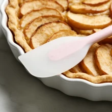Juego de espátulas de silicona pequeñas de 8 pulgadas, resistentes al calor hasta 450°F, antiadherentes, mini espátulas flexibles para un raspado preciso de tartas, frascos y utensilios de cocina, fácil de limpiar en lavavajillas, color rosa/menta, paquete de 2/4 unidades - Rosa - Ver 7