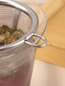 3件套/1件（小/中/大）不锈钢茶漏套装 - 圆形网球，适用于散茶、香料和炖菜调味 - 厨房必备工具，配有链条和挂钩，方便冲泡和浸泡，厨房用品，炖菜必备，送给家人、情人节、节日派对的礼物，厨房配件 - 彩色 - 查看 11