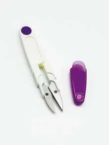 Thread Snips With Protective Cap, 4 Colors Red Yellow Purple Blue, Suitable For Cross Stitch, Patchwork, Sewing Thread Trimming, Handmade Fabric Cutting Tool - Covered Yarn Cutter - View 10