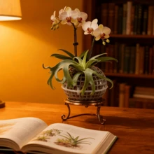 16 件套苔藓茎种植盆，4 英寸塑料壁挂式室内绿色植物种植盆，带排水孔，专为多肉植物和兰花设计的种植容器，现代简约客厅/阳台悬挂式装饰种植盆（8 个种植盆 + 8 个挂钩） - 圓形 - 查看 6
