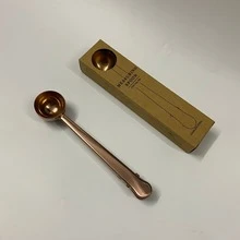 1件不鏽鋼咖啡匙/茶匙，長柄金屬量匙，適用於咖啡粉、烹飪與烘焙，可用於咖啡粉、咖啡豆、粉末與濃縮咖啡 - 彩色 - 查看 13