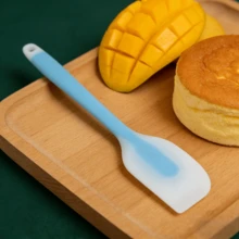Bộ thìa silicon màu xanh bạc hà, dụng cụ cạo chịu nhiệt dùng trong nhà bếp, dụng cụ chống dính dẻo, dễ vệ sinh bằng máy rửa chén, 2/4 chiếc. - Màu xanh bạc hà - Xem 8