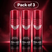 Police PLC Instinct Deodorant Body Spray For Men - Pack Of 3 - Citrus - View 1