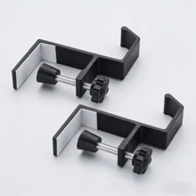 1pc Student Backpack Hook, Screw-Free Desk Hook, Headphone Hanger, Headphone Stand, Bag Hanger - Black - View 13