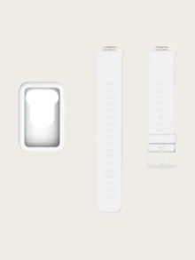兼容华为Watch Fit1表带及保护壳，采用硅胶材质，柔软亲肤，防水防汗，原厂机模开模，与手表完美贴合，配有同色金属漆表扣。时尚大气，多种颜色可选，男女皆宜，适合日常佩戴、商务办公、运动户外等多种场合。 - FIT1 - 查看 24