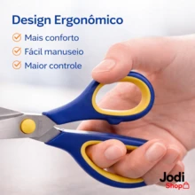 Tesoura Corte 9,5'' Polegadas Alfaiate Tecido Artesanato Costura Ferramenta - Preto - Visão 4