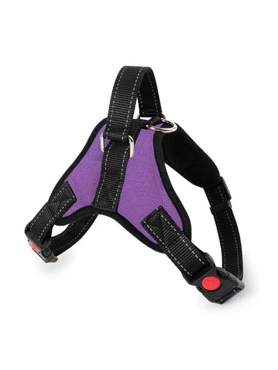 Dog Harness And Leash Set, Suitable For Small, Medium & Large Dogs - Breathable & Reflective For Extra Safety, Comfortable & Lightweight, No Pull & No Choke Design With Handle