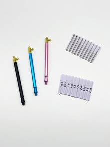 10件組蕾絲鉤針套組，適合DIY手工愛好者，可用於蕾絲刺繡、衣飾飾邊、桌墊製作、家居裝飾及其他鉤編項目 - 蕾絲鉤針 - 查看 5