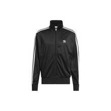 adidas originals ADICOLOR CLASSICS 三葉草 撞色條紋Logo純色拉鍊復古立領運動夾克 日版 秋季 女款 黑色 - 黑色 - 查看 12