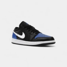Jordan 1 Low Black Royal Toe - Black - View 3