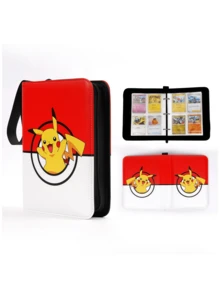 pokemon Hộp đựng thẻ Pokémon, hộp sưu tập thẻ 4 ngăn, album thẻ, chứa được tối đa 400 thẻ các loại. - 1 mảnh - Xem 7
