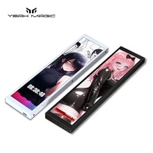 Yeah Magic Sí, Magic CRYSTAL D92 Pantalla secundaria de 9.16 pulgadas compatible con LIAN LI Geometric Future y varios otros casos de PC. También se puede colocar en el escritorio. Resolución 1920 * 462 - Blanco - Ver 8