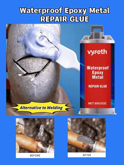 Keo epoxy chống thấm nước dùng để sửa chữa kim loại, keo bịt kín kim loại chống thấm nước, keo đúc cường độ cao, keo hàn, keo hàn AB, chất sửa chữa kim loại chống rò rỉ đa năng, thích hợp để sửa chữa rò rỉ trong gang, nhôm, bồn dầu, bồn nước, bộ tản nhiệt, keo chuyên dụng chống thấm nước chịu nhiệt cao.