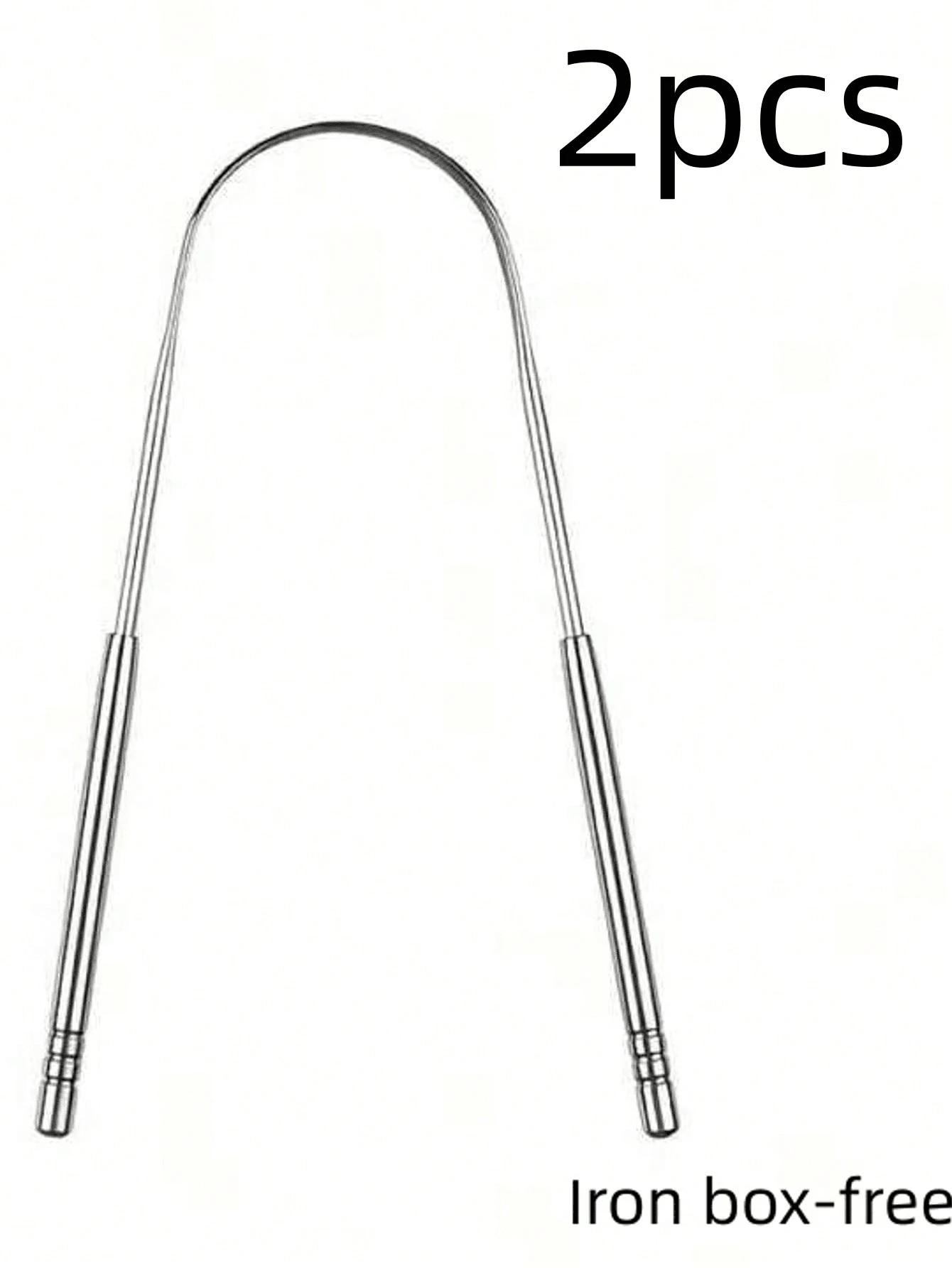 Professional Stainless Steel Tongue Scraper - Adult Metal Tongue Cleaner, Reduces Bad Breath, Improves Oral Hygiene, Unscented, Includes Storage Case - Silver - View 10