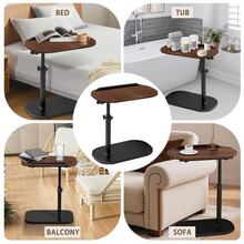 360° Rotating, Adjustable Height Small Side Table. Easy To Assemble, Can Be Placed Next To Sofa, Bed Or Used As A Coffee Table. Suitable For Indoor And Outdoor Use. - Multicolor - View 7