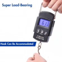 Compact High-Precision Portable Electronic Scale, Suitable For Home Use, Can Be Used To Weigh Luggage, Fish And Packages. Functions Include Electronic Luggage Scale, Fishing Postal Hanging Scale, Industrial Hanging Scale, Digital Scale, Hanging Scale And Fishing Scale. Requires 2*AAA Batteries - Multicolor - View 8