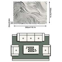 1pc Rug, Carpet, Area Rug, Doormat, Nordic Modern Luxury INS Style - Elegant Geometric Abstract Striped Design, Outdoor Carpet For Entryway, Balcony, Hallway, Outdoor, Patio, Living Room, Soft & Washable, Home Decor - Multicolor - View 13