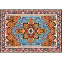 1pc, Vintage Oriental Emblem Pattern Kitchen Countertop Drying Mat, Featuring Distressed Bohemian-Style Decorations, Adds Decorative Flair To Kitchen Counters, Coffee Bars, Entrances, And Home Decor. Functional Insulating Silica-Based Household Mat. - Multicolor 3 - View 6