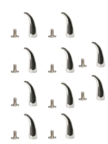 10pcs Bullet-Shaped Zinc Alloy Rivets, Gothic Punk Metal Spikes - Punk Nail - View 15