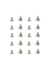10pcs Bullet-Shaped Zinc Alloy Rivets, Gothic Punk Metal Spikes - Punk Nail - View 10