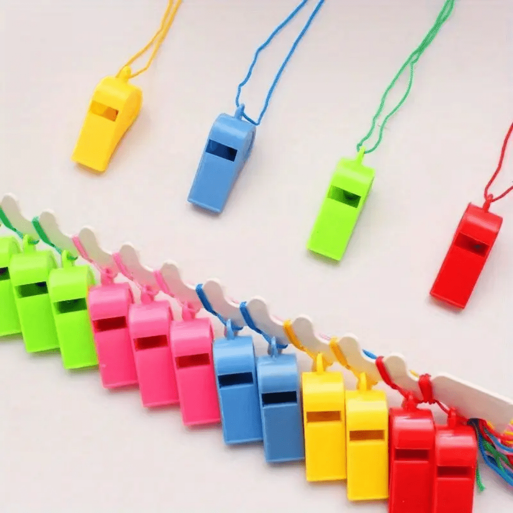 25pcs OK Plastic Referee Whistle - Multi-Color Whistle - Suitable For Sports, Sports Meets, World Cup, Cheerleading, Training, Cheering Props And Party Gifts, Life Saving Whistle, Supplies, Outdoor Sports Supplies, PP Material, Clear And Loud Sound, Suitable For Outdoor Activities, Camping Accessories, Sports Accessories, School Supplies, Gifts, Hiking, Trekking, Travel, Adventure, Men's Gifts, Women's Gifts, Sports Gifts