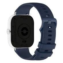 Dây đeo thể thao bằng silicon co giãn cho đồng hồ Redmi Watch 6 5 4, dây đeo thay thế nâng cấp thời trang cho đồng hồ thông minh, phù hợp cho Band 9 Pro/Mi Band 8 Pro, dây đeo đồng hồ chất lượng cao hàng ngày, thích hợp cho cả nam và nữ. - trắng - Xem 7