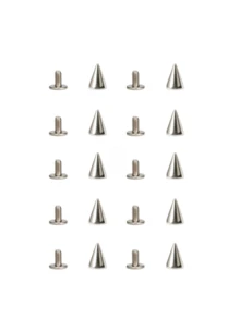 10pcs Bullet-Shaped Zinc Alloy Rivets, Gothic Punk Metal Spikes - Punk Nail - View 16