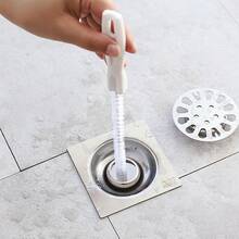 This Drain Cleaning Tool Kit Includes A Flexible Drain Cleaning Brush And Brush, Which Can Remove Hair Clogs In Sinks, Showers, And Bathtubs. It Effectively Captures Hair And Cleans The Pipes, Suitable For Kitchen And Bathroom Home Decor, Fall Decor, And Back To School Season. - Multicolor - View 7
